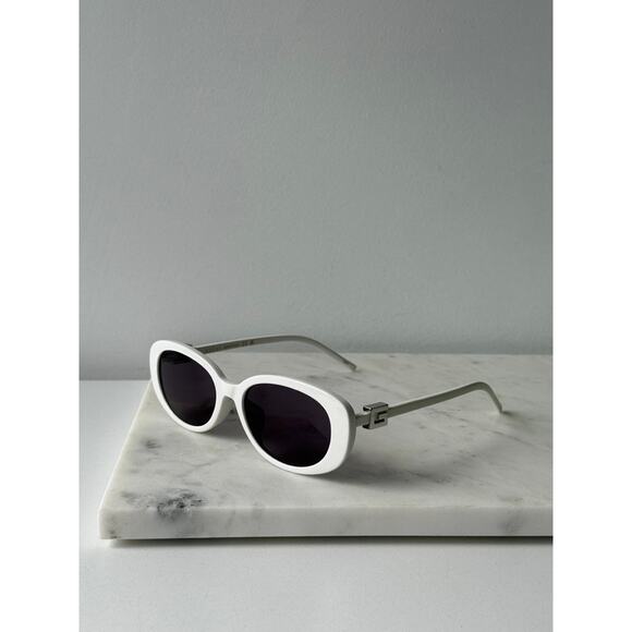 SALE! NEW Gucci GG1684SA G String White Logo Sunglasses - Picture 5 of 10